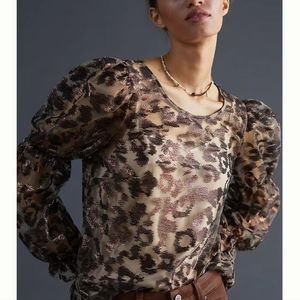 Eva franco anthropologie top size M